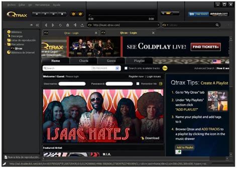 qtrax web portal.